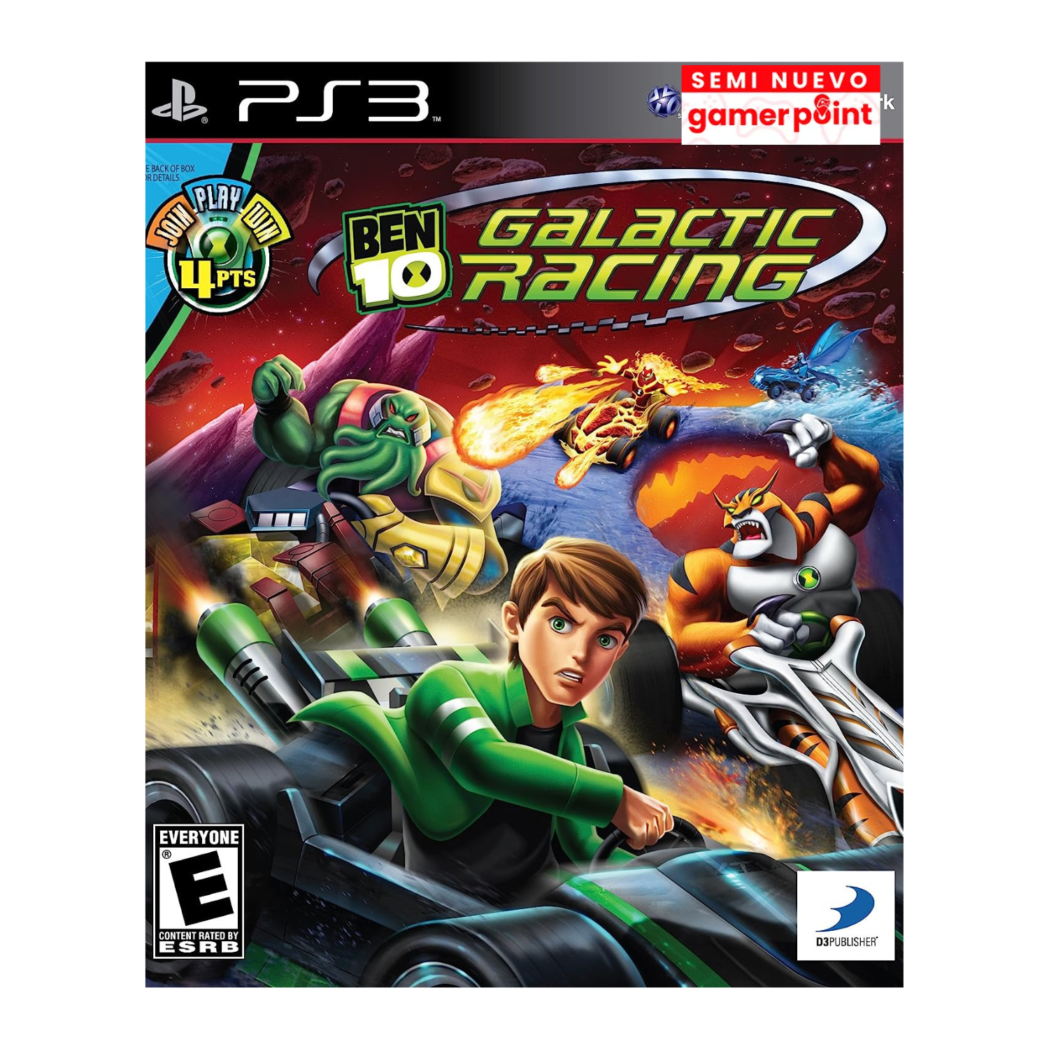 Ben 10 Galactic Racing Ps3 Usado