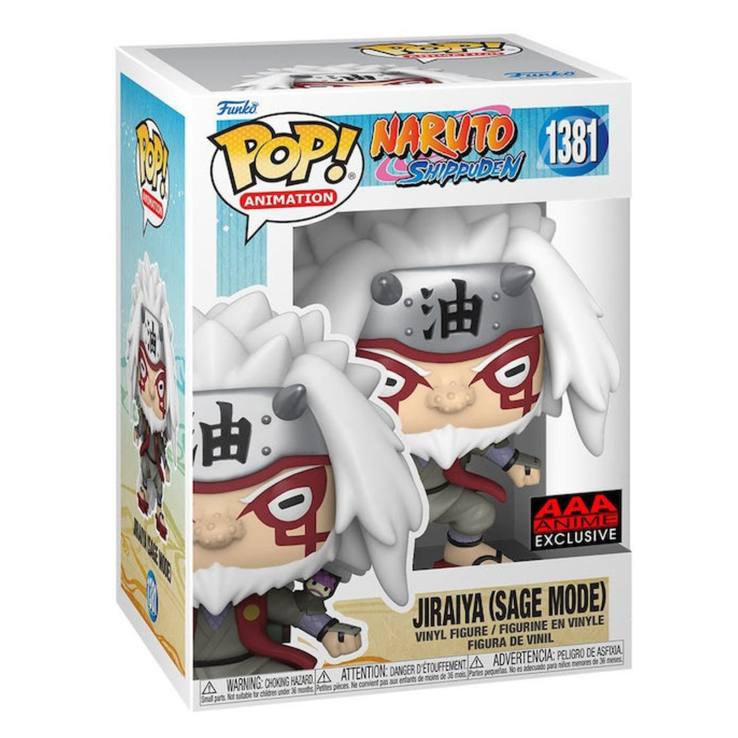 Funko Jiraiya (Sage Mode) 1381 Aaa Anime Exclusive (Naruto Shippuden)