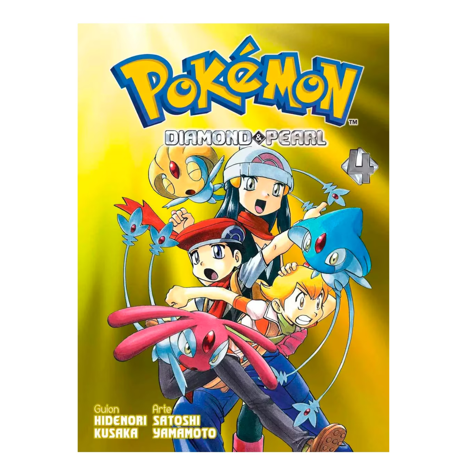 Manga Pokemon Diamond & Pearl N.4