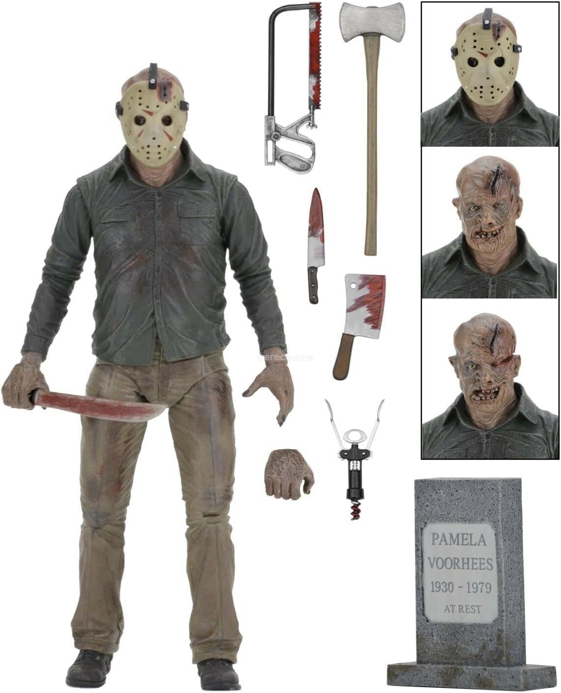 Figura de acción NECA Friday the 13th: Ultimate parte 4, Jason de 7 pulgadas