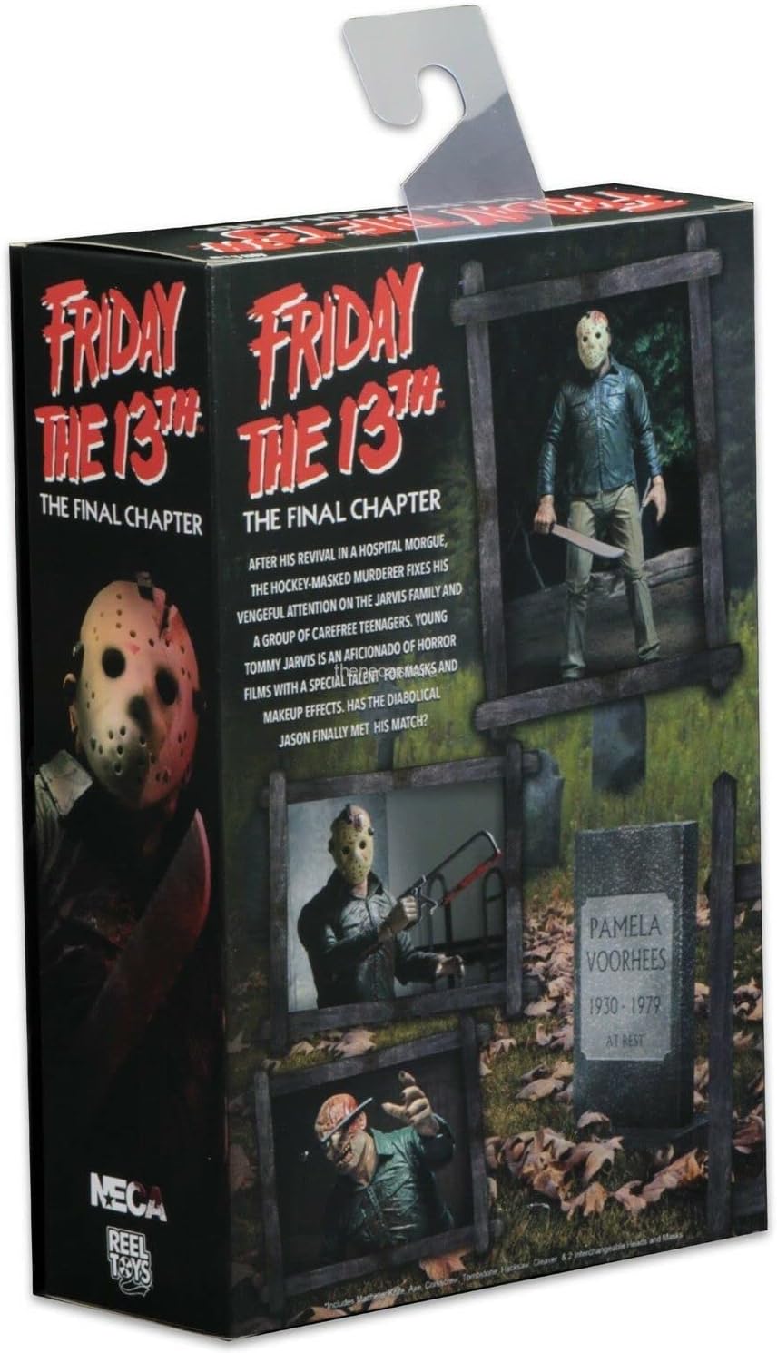 Figura de acción NECA Friday the 13th: Ultimate parte 4, Jason de 7 pulgadas