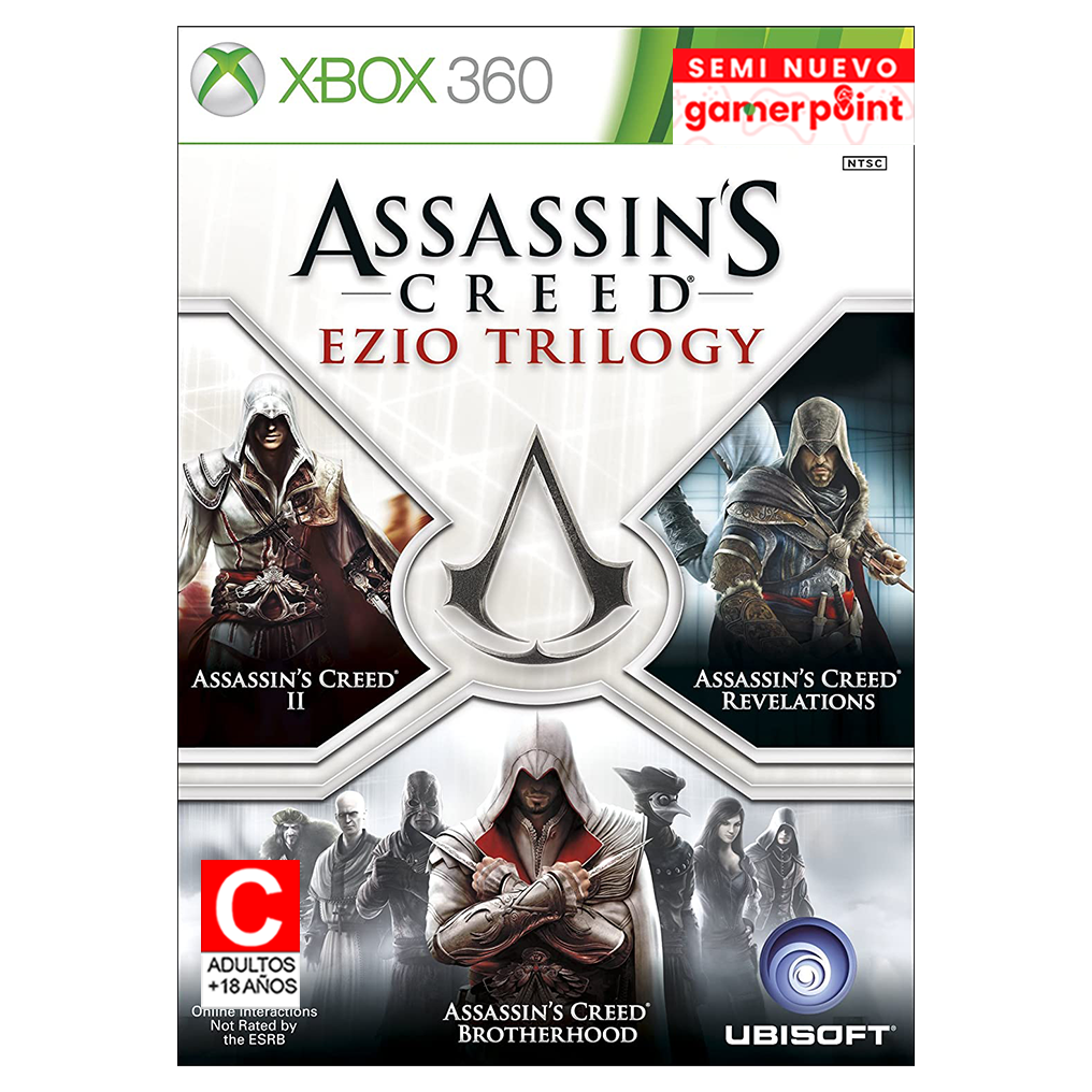 Assassins Creed Ezio Trilogy Xbox 360 Usado