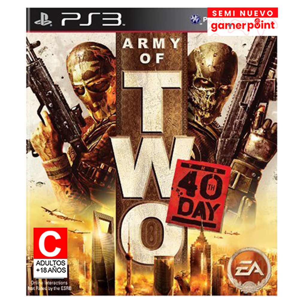 Army of Two 40th Day Ps3 Usado