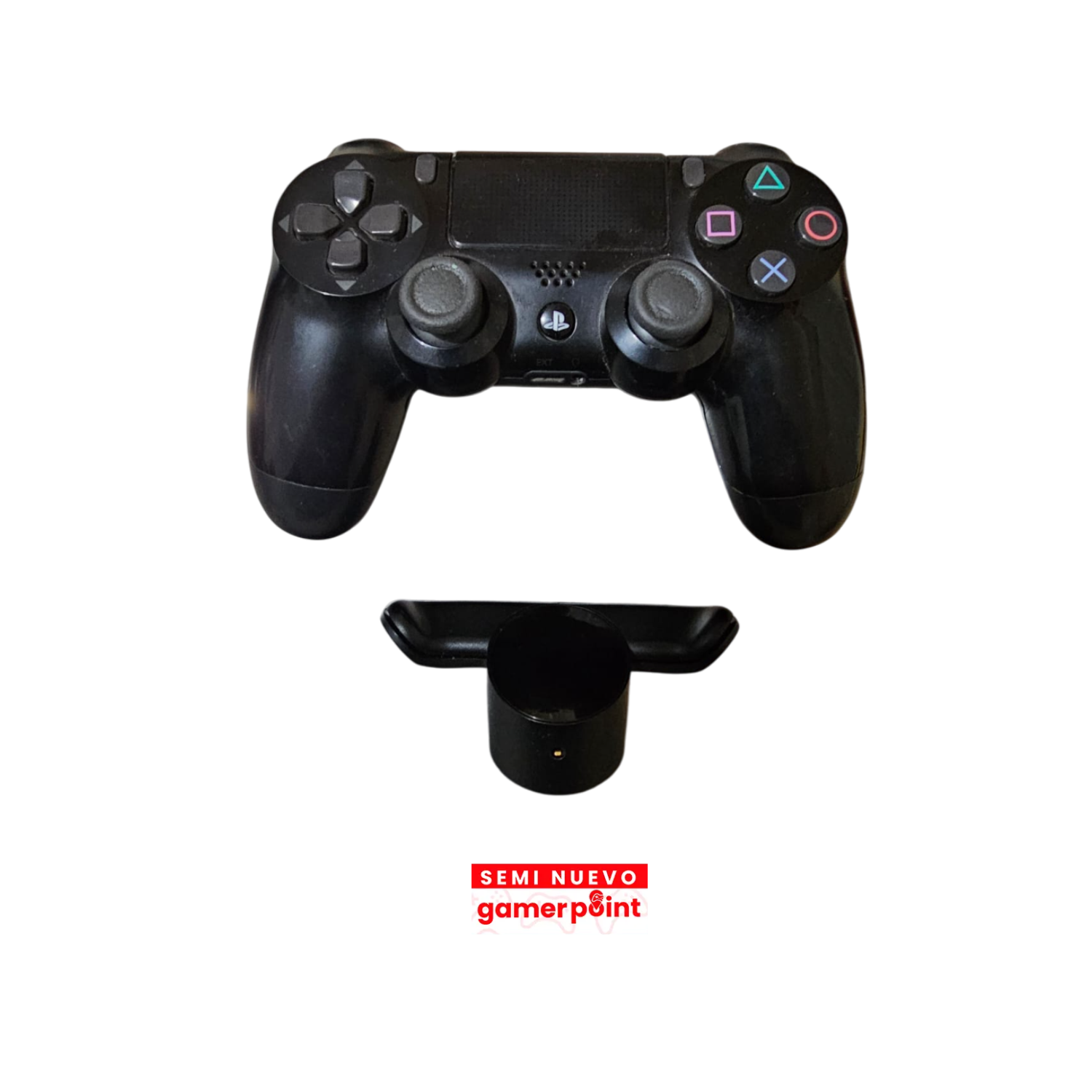 Control Dualshock 4 Negro + Back Attachment Button Usado