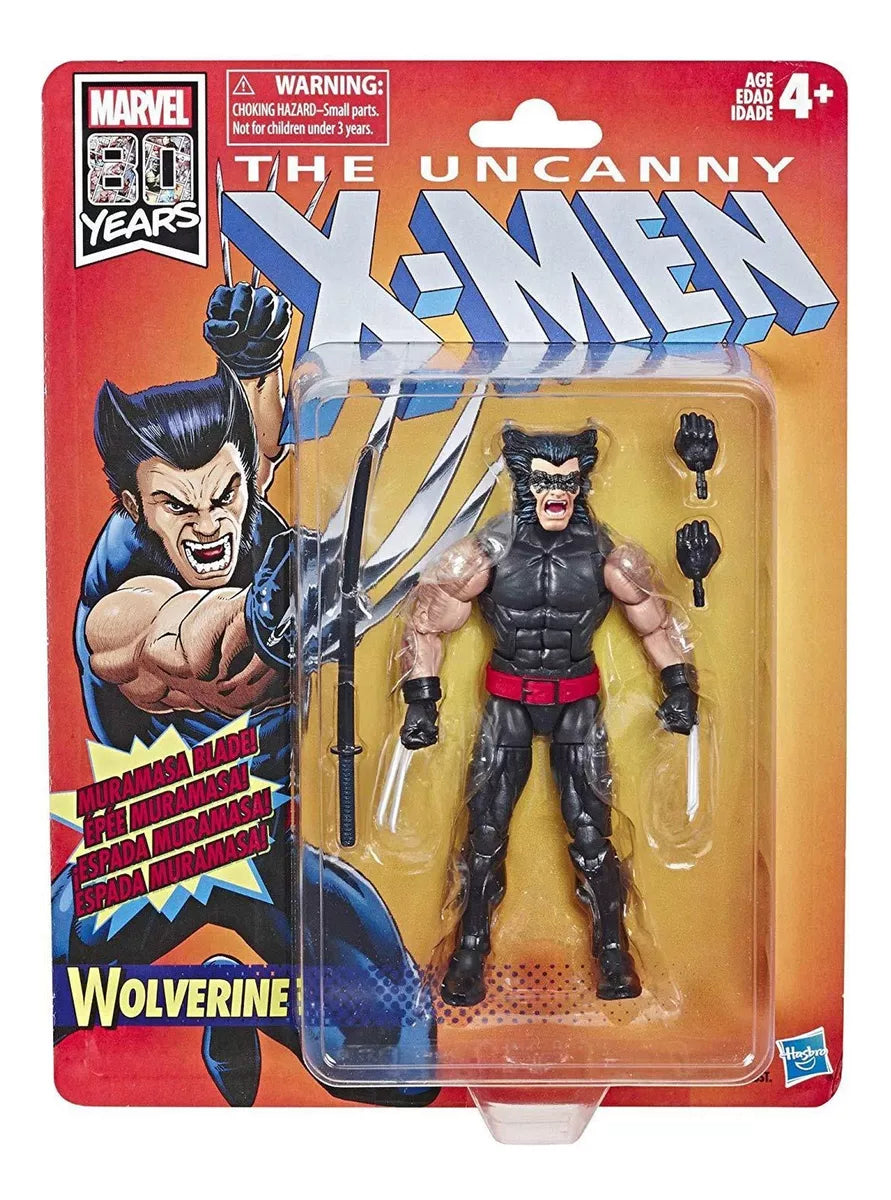 Figura Hasbro Wolverine 80 Years The Uncanny X-Men