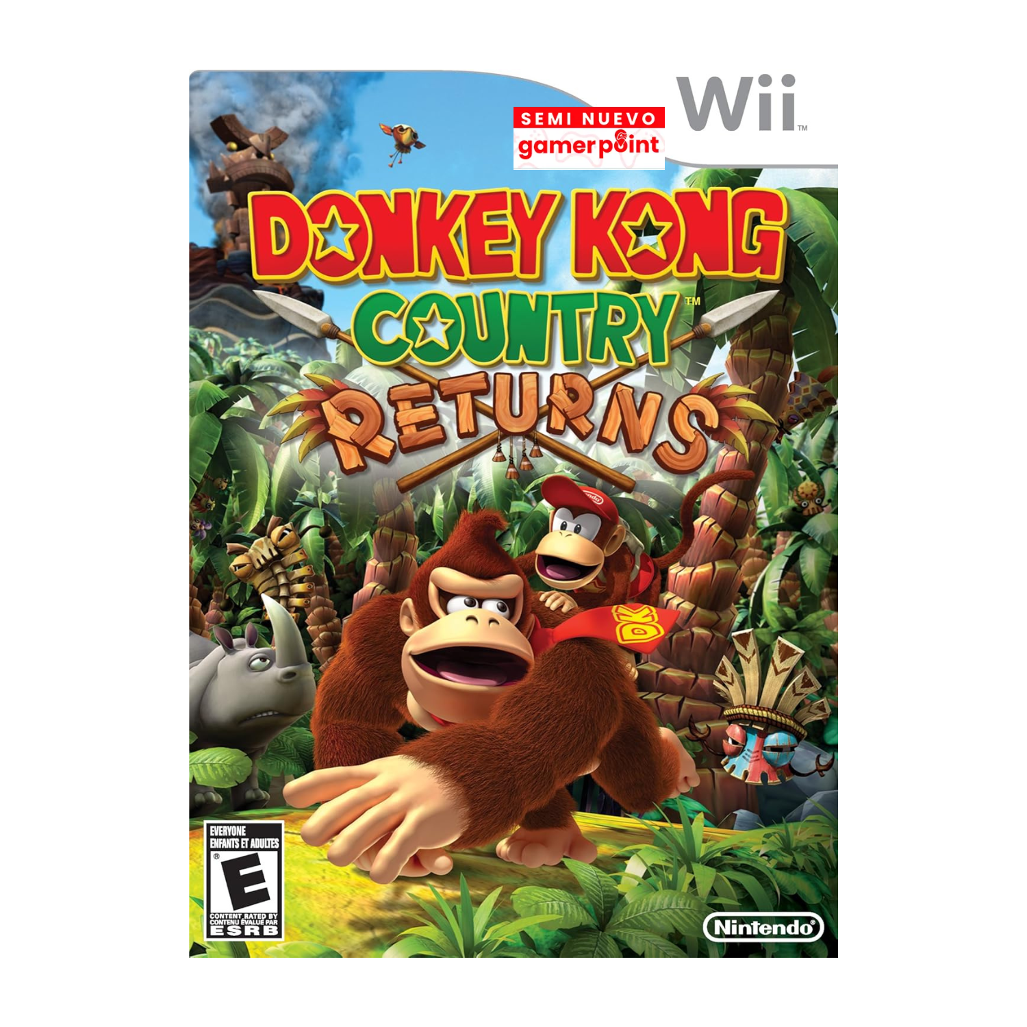 Donkey Kong Country Returns Wii Usado