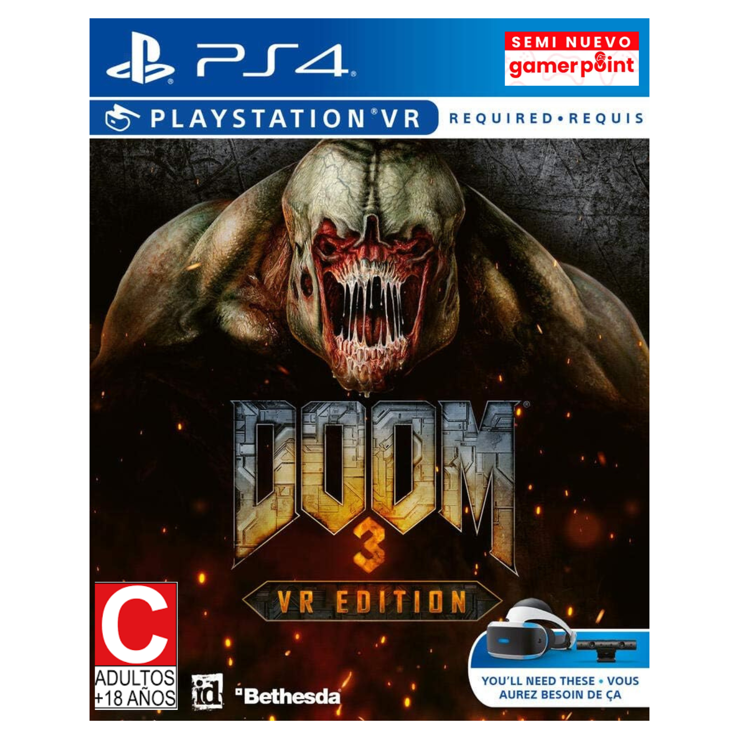 Doom 3 VR Edition Ps4 Usado