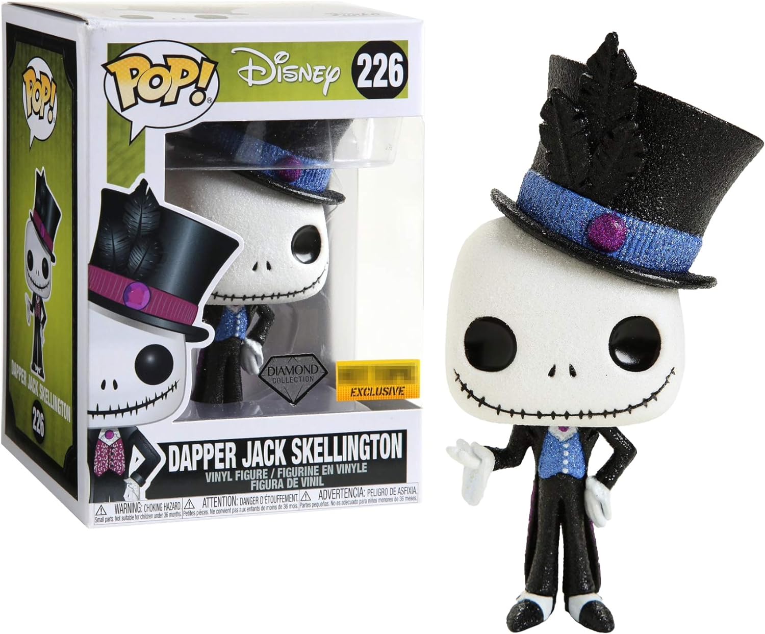 Funko Dapper Jack Skellington Diamond Collection Hot Topic Exclusive 226 (Disney)