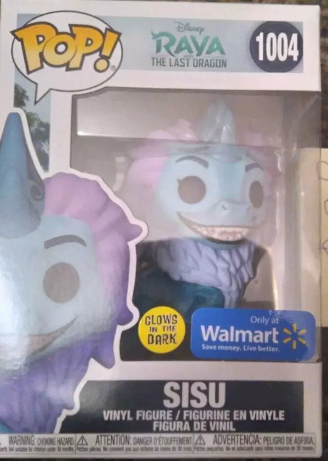 Funko Sisu Glows in the Dark Only at Walmart 1004 (Disney Raya)