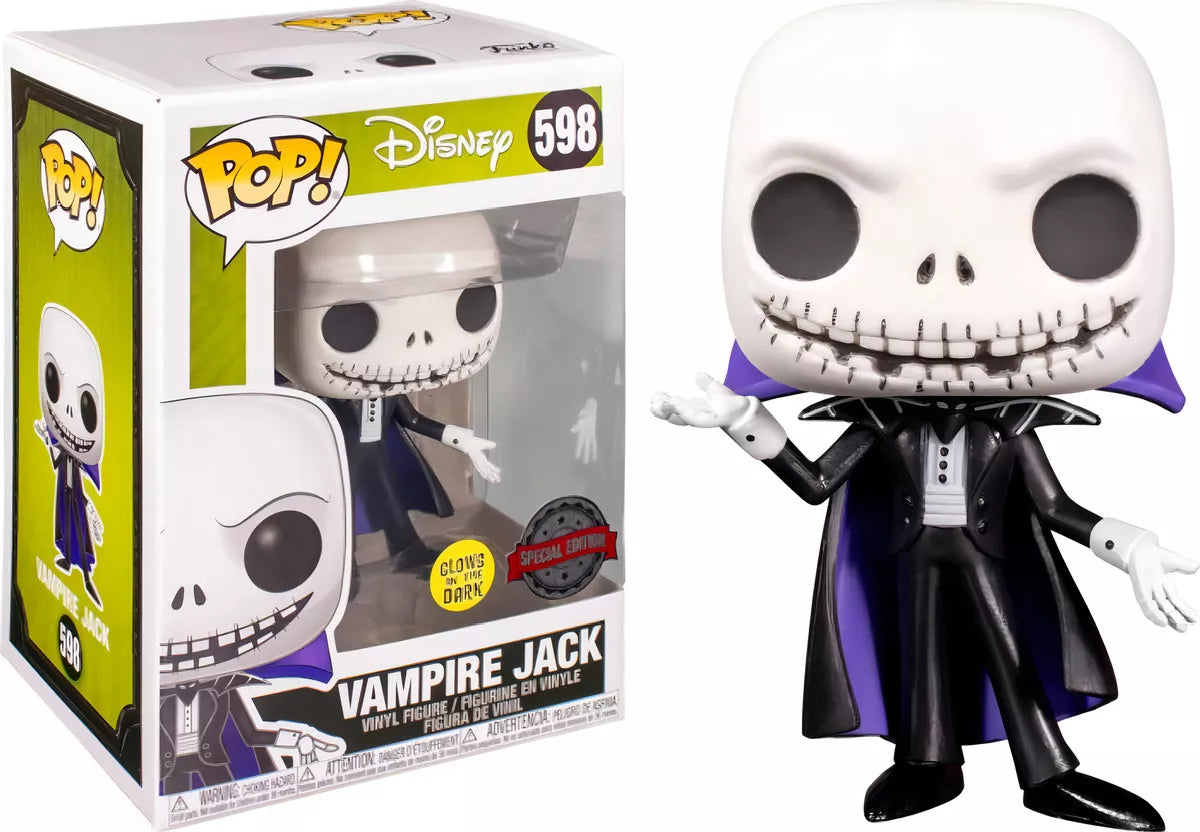 Funko Vampire Jack Glows in the Dark Special Edition 598 (Disney)