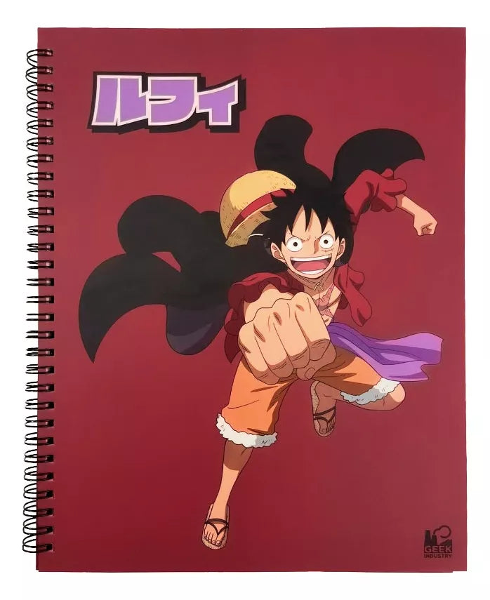 Geek Industry Libreta Profesional One Piece Luffy Rayado