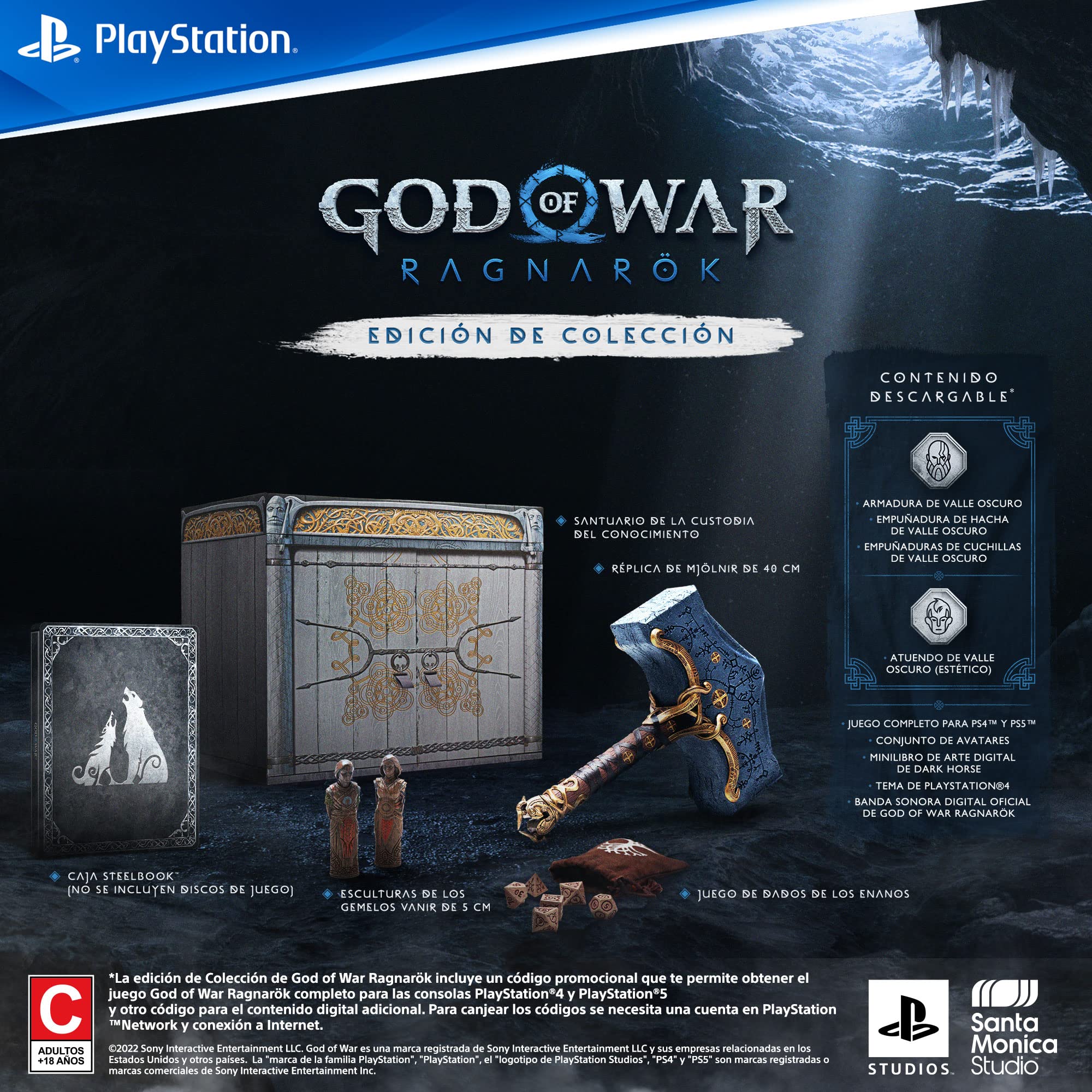 God Of War Ragnarok Edición De Colección Ps5/Ps4