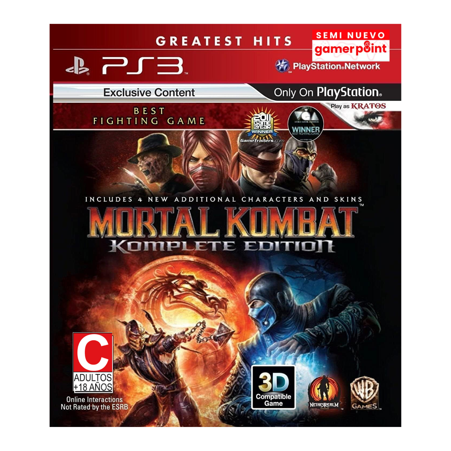 Mortal Kombat Komplete Edition Ps3  Usado