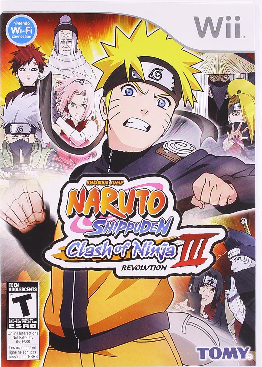 Naruto Shippuden Clash of Ninja Revolution 3 Wii Usado