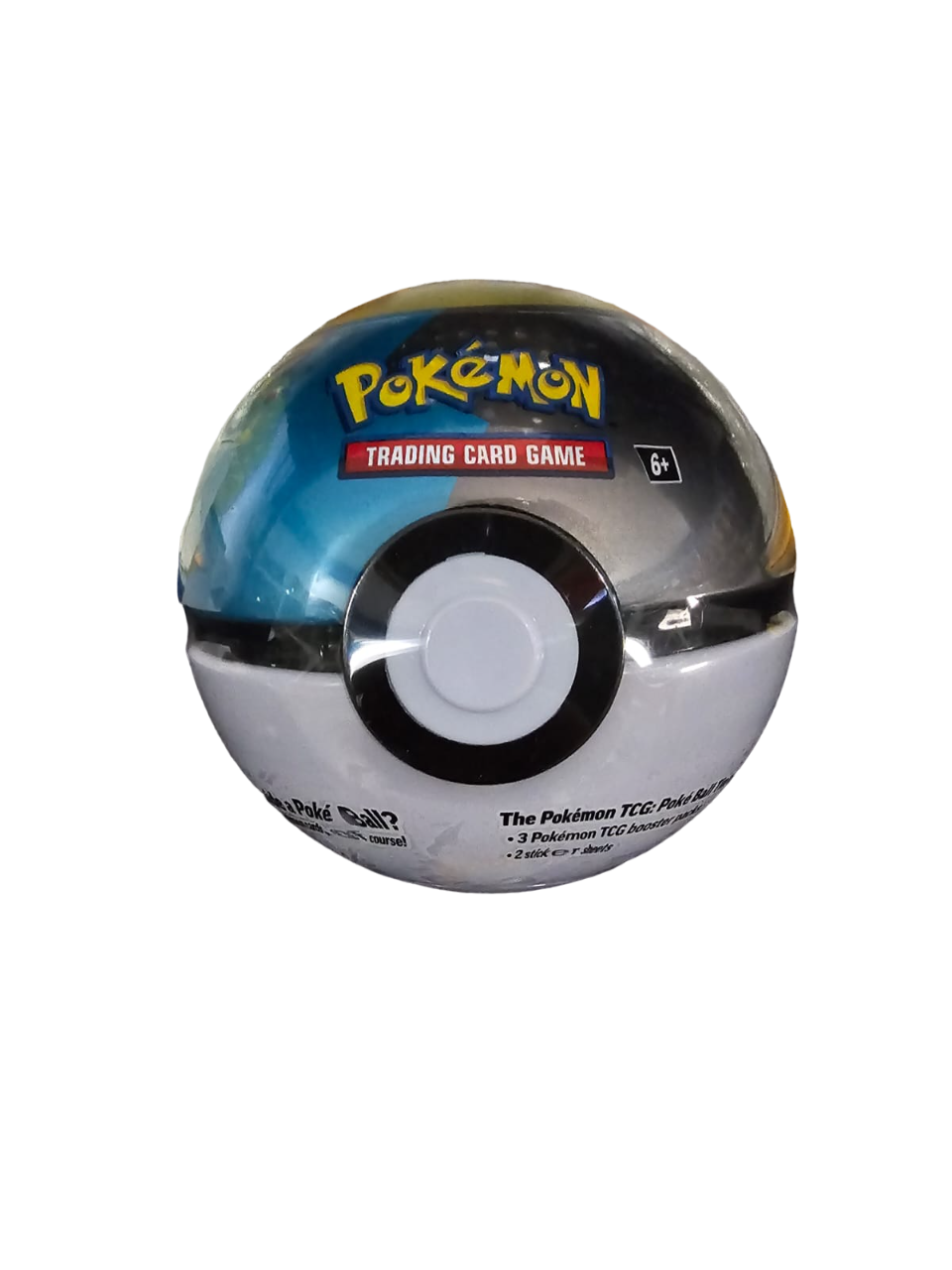 Pokémon TCG: Poké Ball Tin Q3 2024 (Azul y Plata - Pokeball) Pieza Ingles