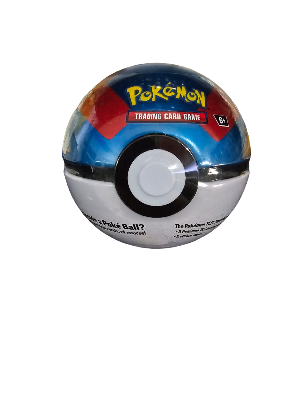 Pokémon TCG: Poké Ball Tin Q3 2024 (Azul y Roja - Pokeball) Pieza Ingles