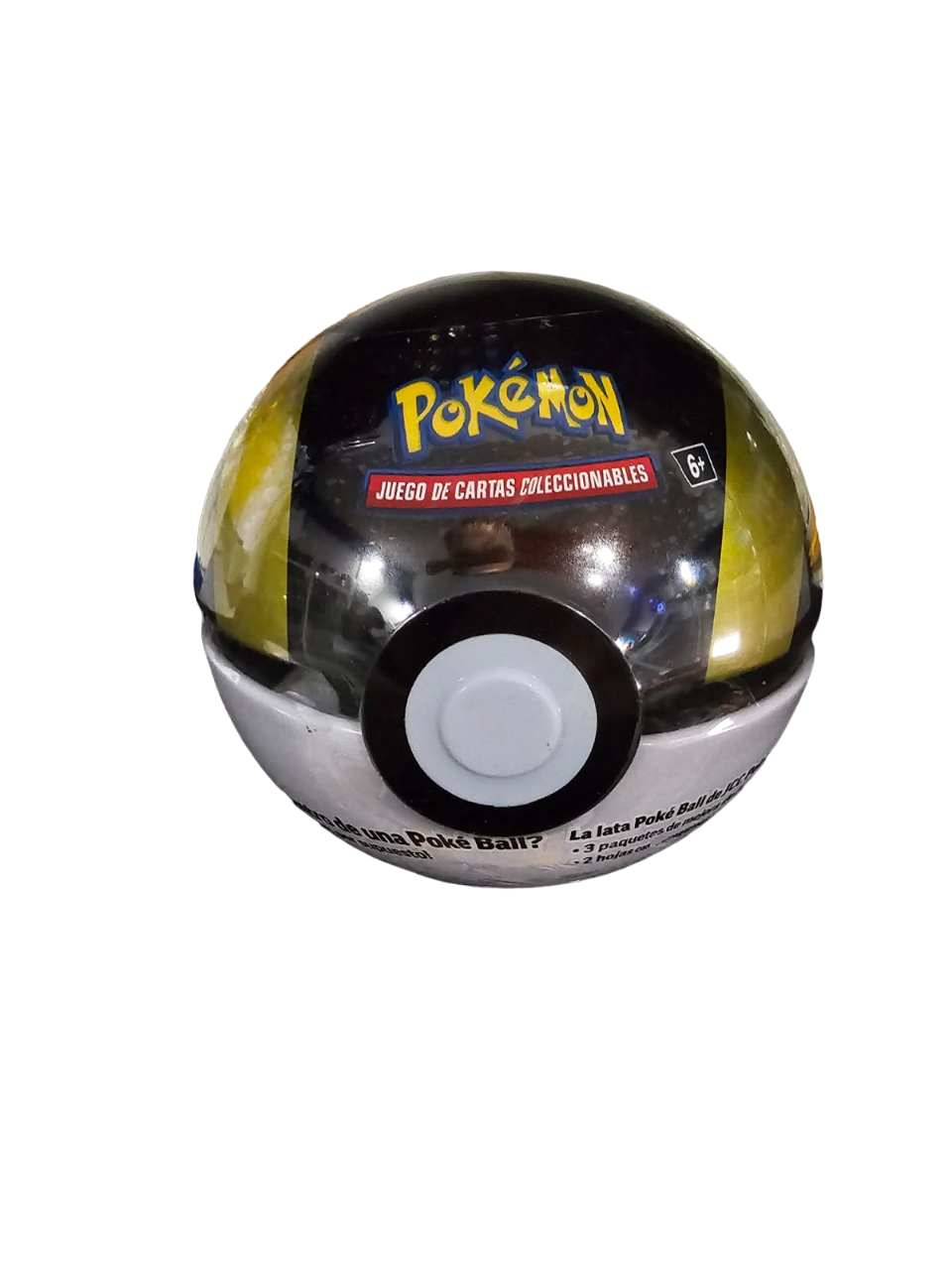 Pokémon TCG: Poké Ball Tin Q3 2024 (Negro y Dorado - Pokeball) Pieza Español