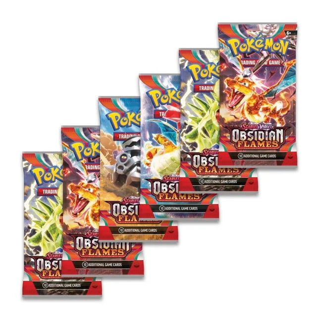 Pokémon TCG: Scarlet & Violet 03 - Obsidian Flames Sobre Inglés