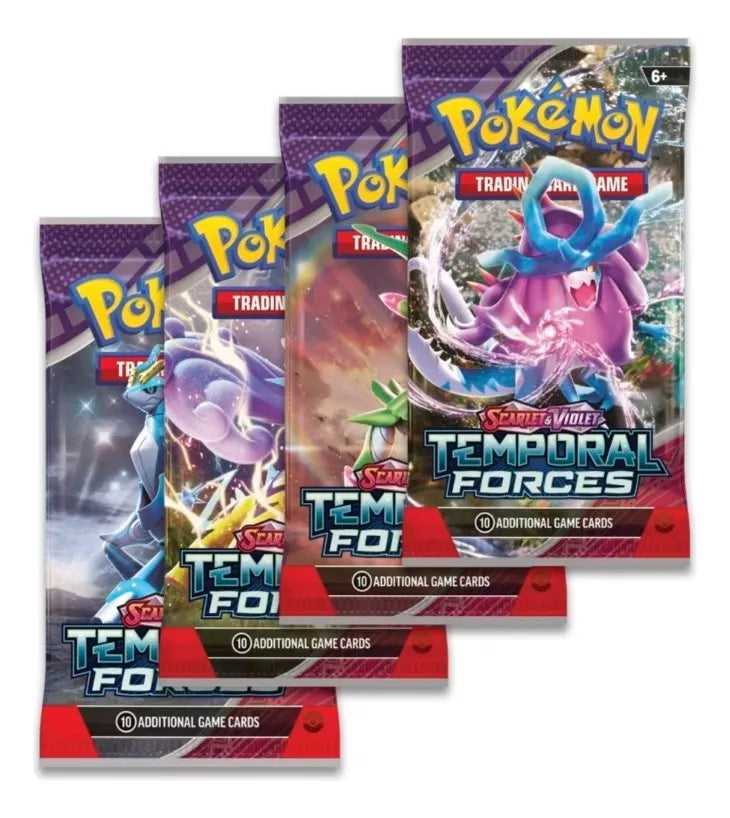 Pokémon TCG: Scarlet & Violet 05 - Temporal Forces Sobre - INGLÉS