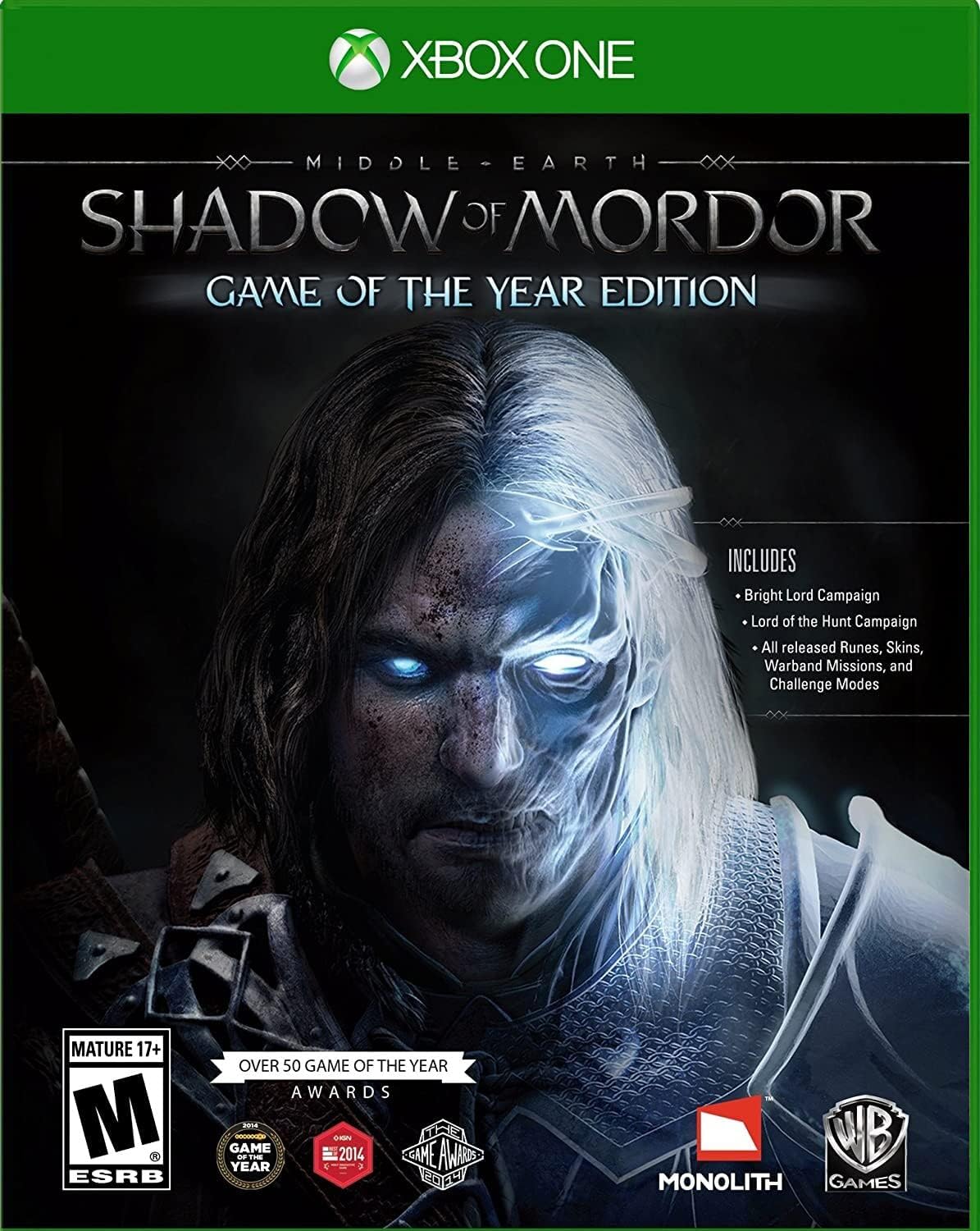 Shadow of Mordor Goty Xbox one Usado