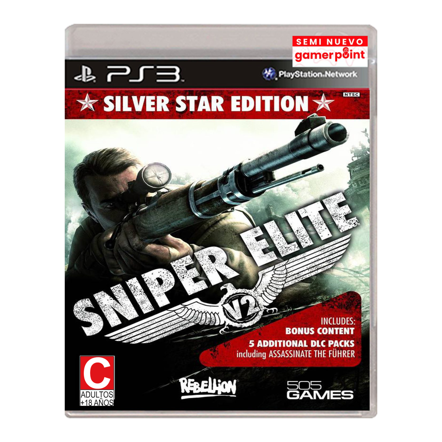 Sniper Elite V2 Silver Star Edition Ps3 Usado