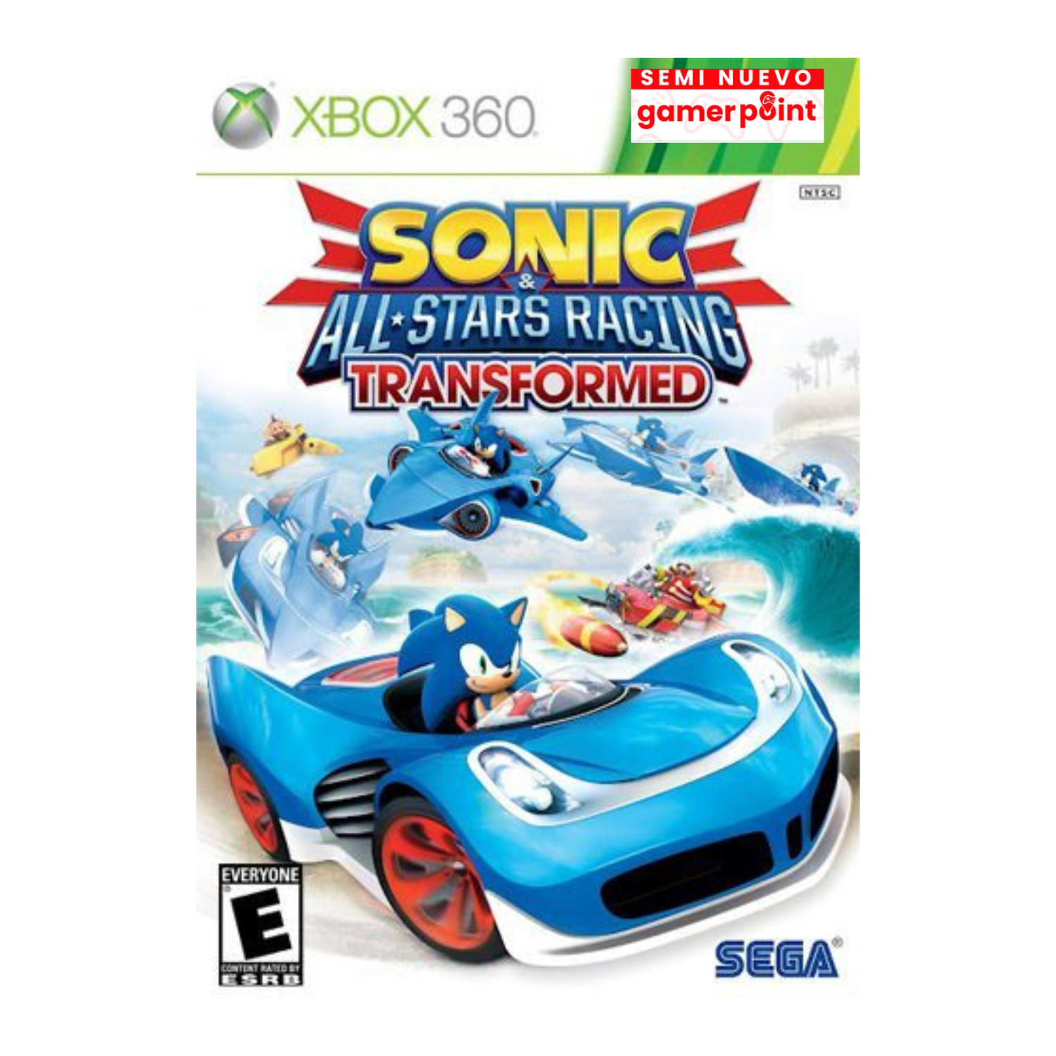 Sonic All Stars Racing Transformed Xbox 360 Usado