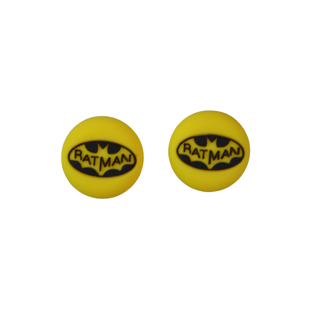 Thumb Grip Genérico Universal Batman Classic Logo Amarillo PS4/PS5/XBOX