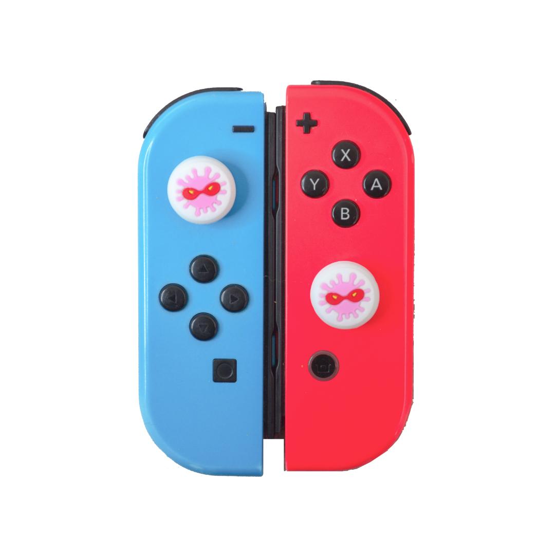 Thumb Grips Genéricos Splatoon Squid Rosa Nintendo Switch