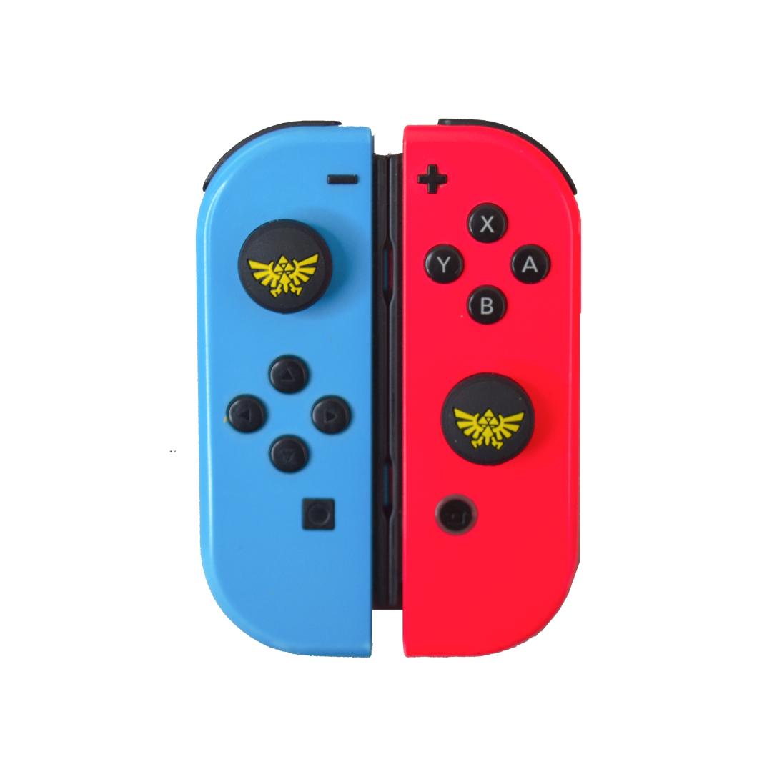 Thumb Grips Genéricos The Legend Of Zelda Logo (Negro) Nintendo Switch