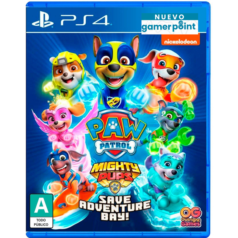 Paw Patrol Mighty Pups Save Adventure Bay Ps4