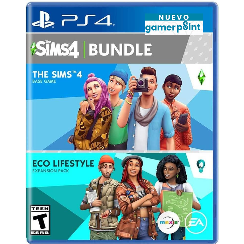 Sims 4 Bundle (Base Game & Eco Lifestyle) Ps4