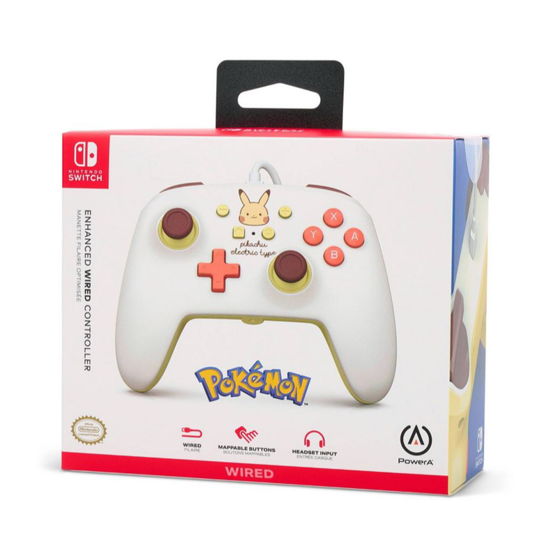 Control Alámbrico Pikachu Electic (Power A) Nintendo Switch