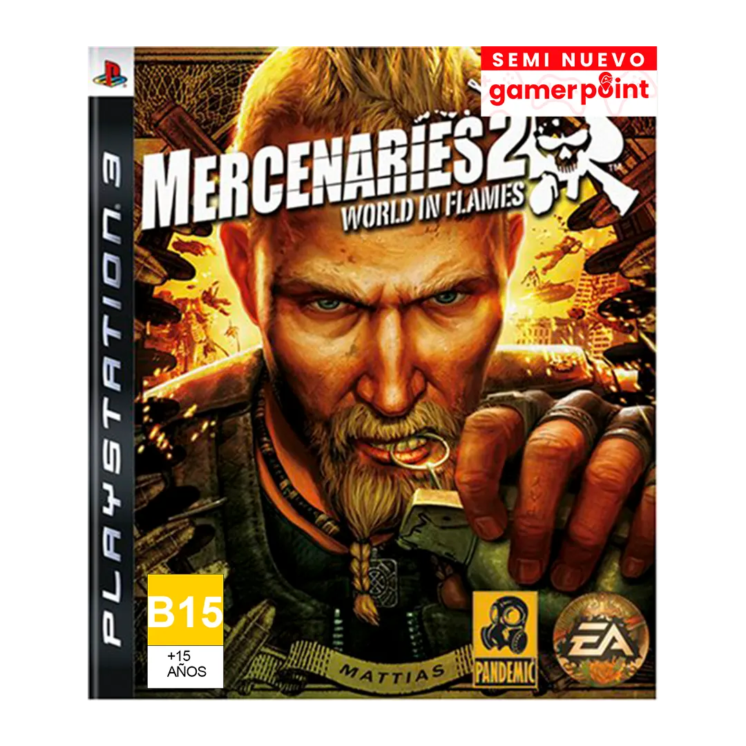 Mercenaries 2 Ps3  Usado