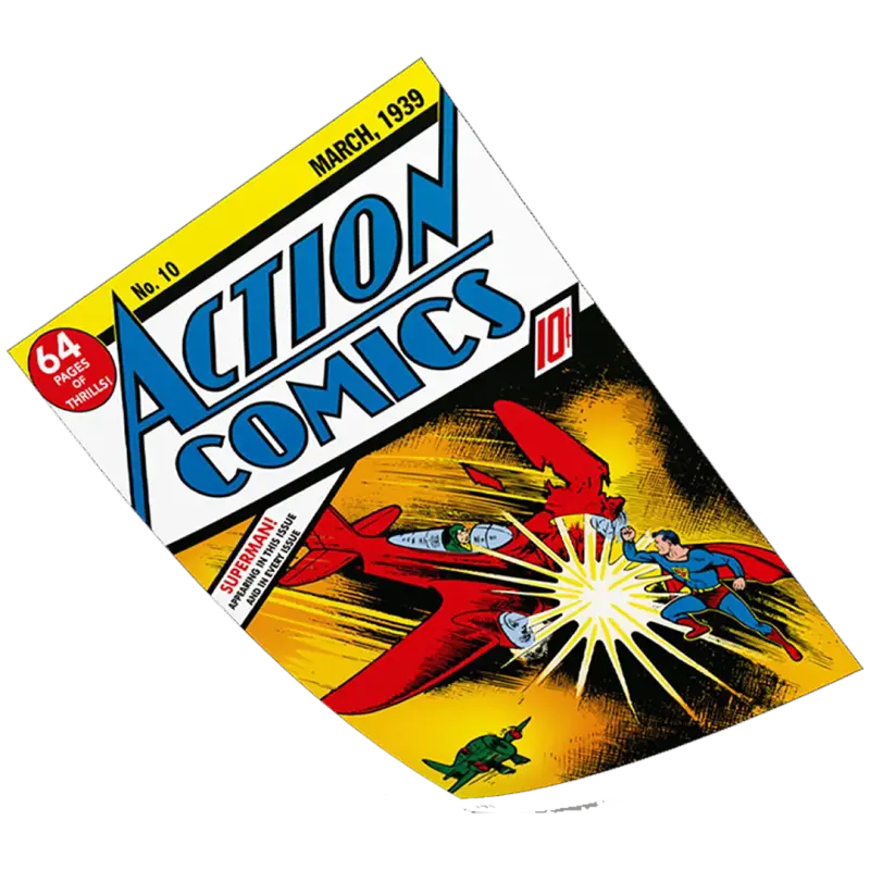 Poster Exclusivo (Piezas Limitadas) Portada De Super Man Action Comics Nº10