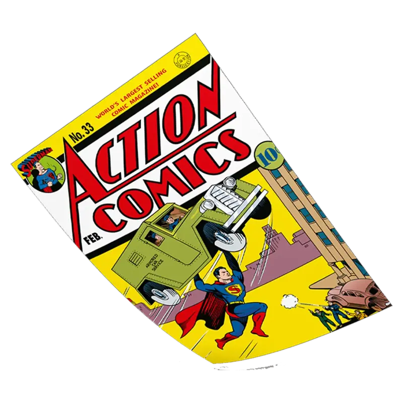 Poster Exclusivo (Piezas Limitadas) Portada De Super Man Action Comics Nº33