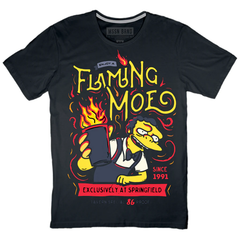 Playera MSSN BRND Flaming Moe´s M