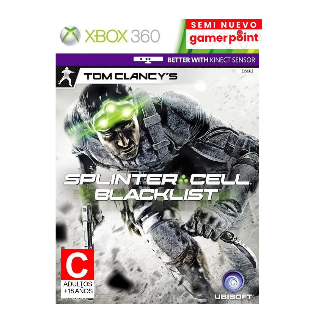 Splinter Cell Blacklist Xbox 360  Usado