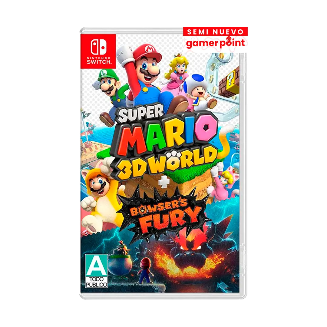 Super Mario 3D World + Bowsers Fury Nintendo Switch Usado