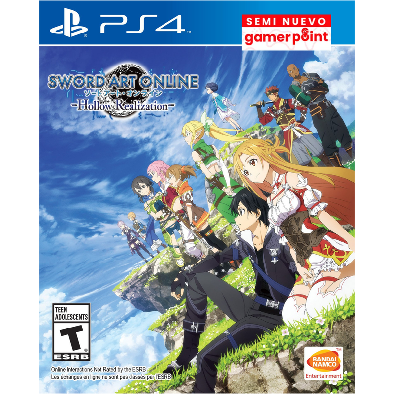 Sword Art Online Hollow Realization Ps4 Usado