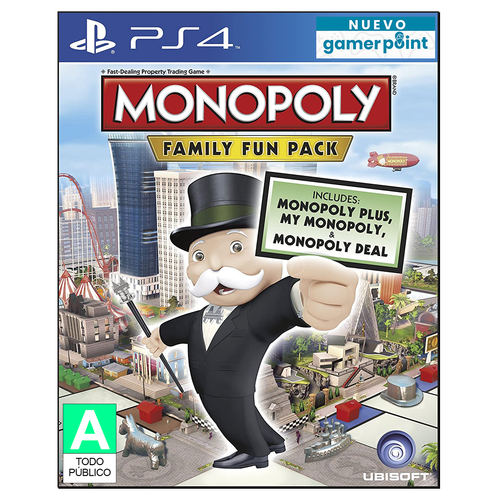 Monopoly Family Fun Pack Ps4